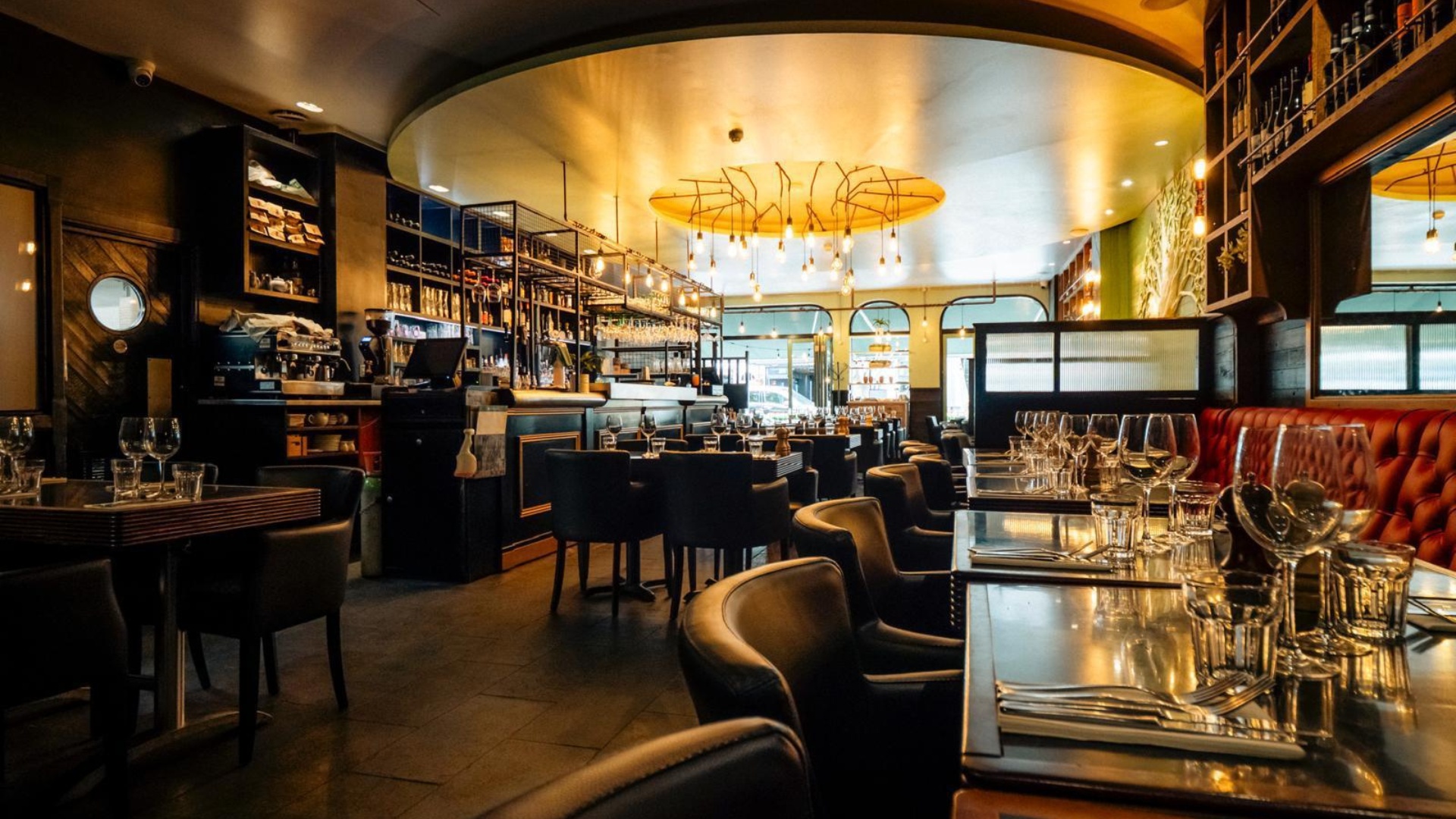Elegant restaurant interior for private dining