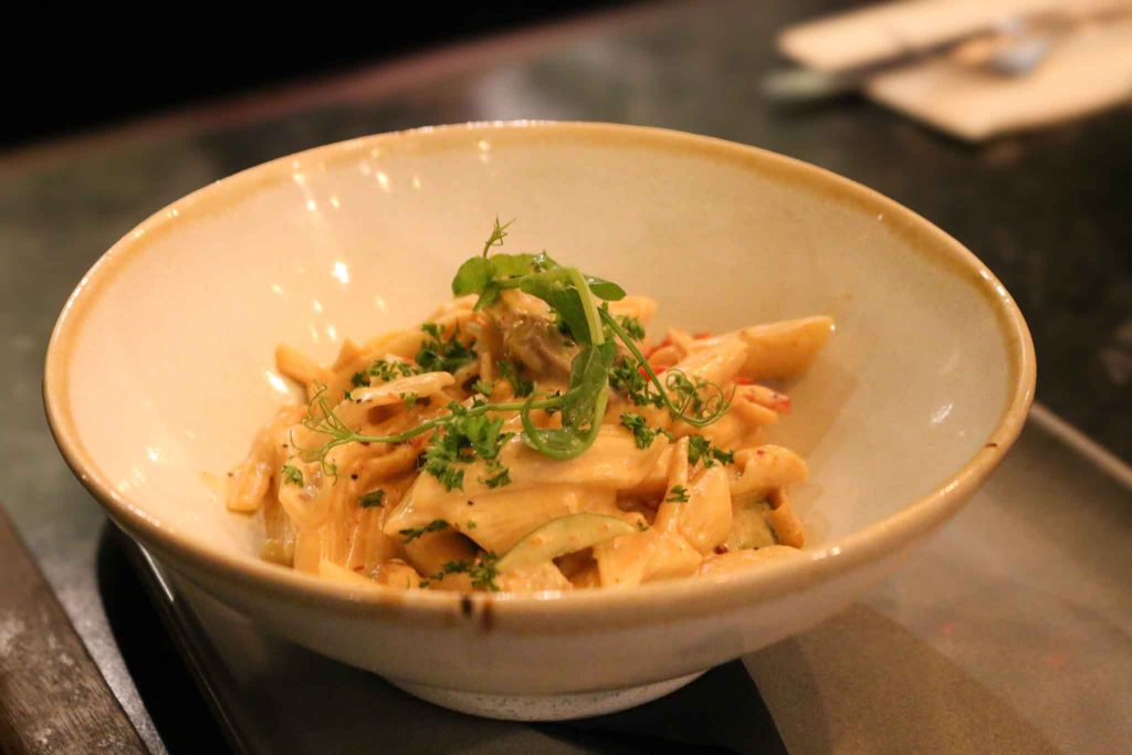 Seasonal pairings served at The Olive Tree wine tasting night